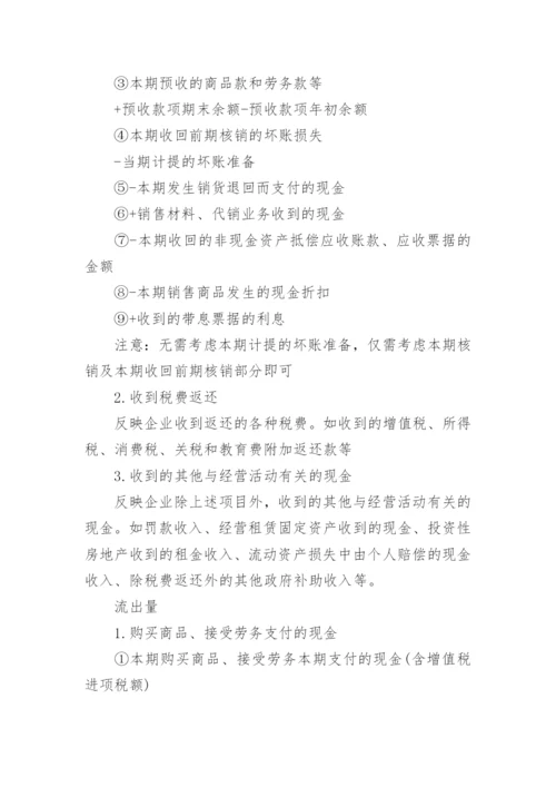 现金流量表怎么填最简洁方便方法.docx