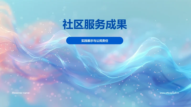 社区服务成果
