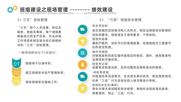 青黄色简约煤矿班组建设ppt模板