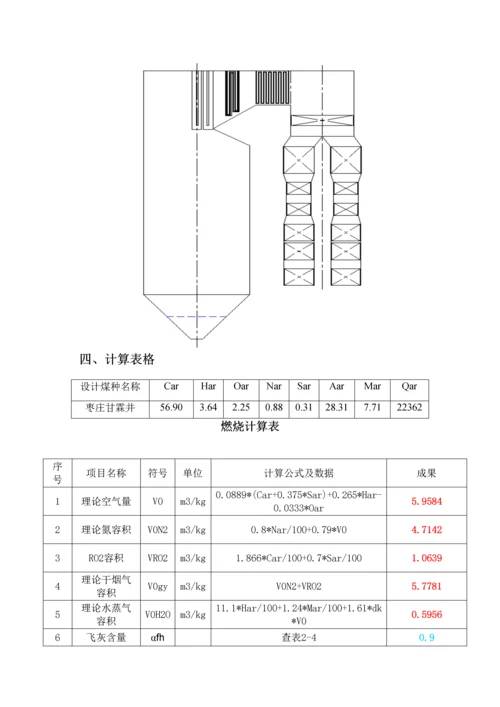 吉林大学锅炉优质课程设计专项说明书DOC.docx