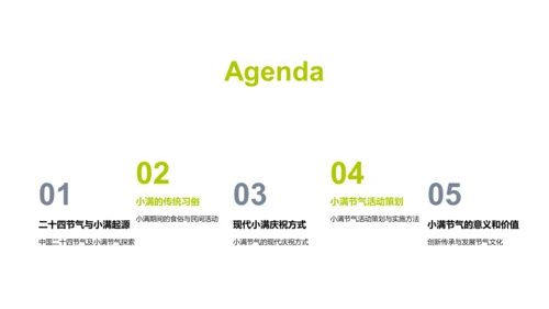 小满节气解读PPT模板