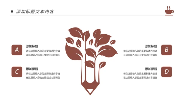 西餐厅休闲咖啡厅介绍咖啡介绍PPT模板