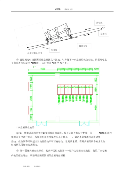 10kV配电室施工方案设计