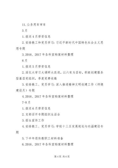 最新学院党政办公室工作计划.docx