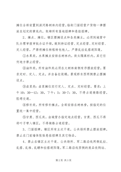 镇容镇貌管理实施方案_1 (3).docx