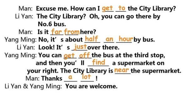 【人教精通版(三起)】六下 Unit2 There is a park near my home l