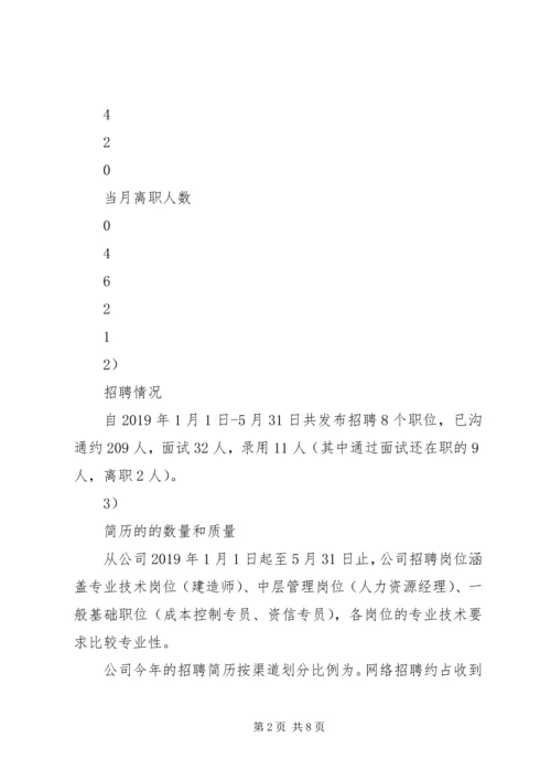 人力资源主管上半年工作总结及下半年工作计划.docx