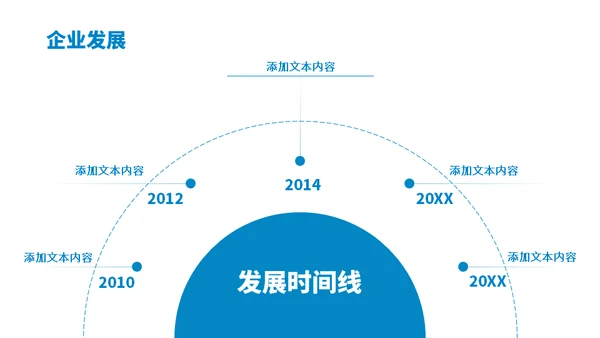 企业发展时间线通用PPT模板