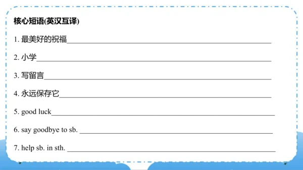 Module 9  Unit 1  Best wishes to you（课件）-六年级英语下学期同