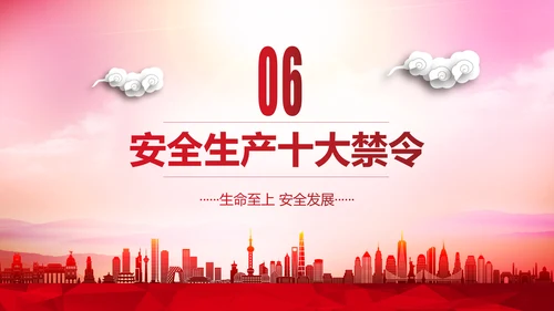 安全生产月PPT生命至上安全发展