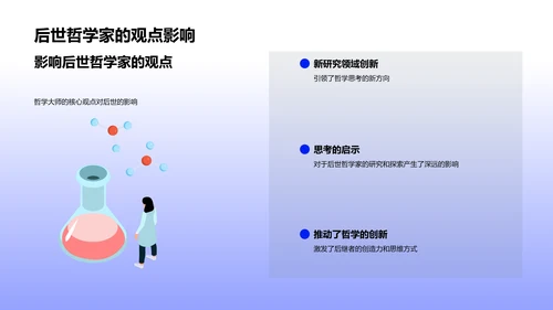 哲学大师思想深探PPT模板