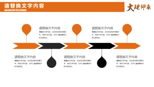 云南大理印象通用PPT模板
