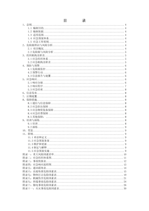 沈阳某建筑工程应急预案.docx