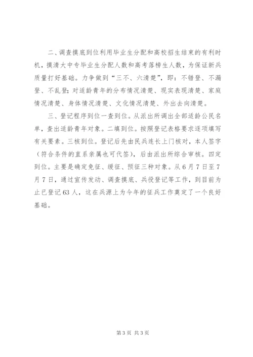 武装部上半年工作总结.docx