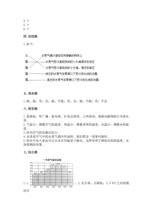 教科版三年级上册科学期末测试卷（轻巧夺冠）.docx