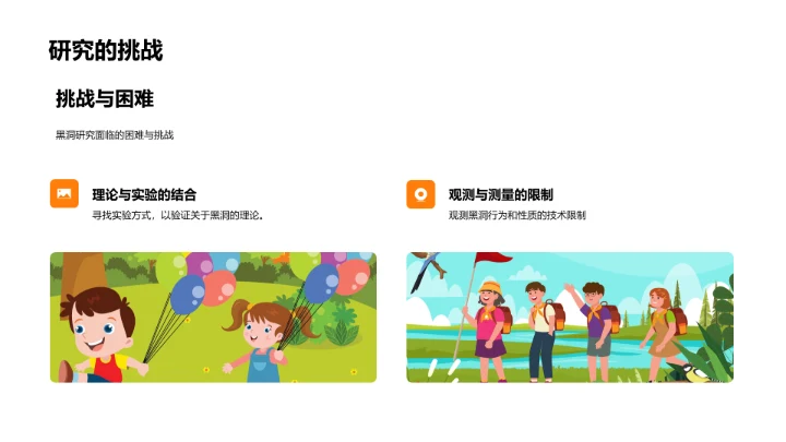 黑洞探秘讲解PPT模板