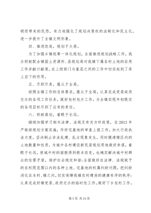 乡镇规划办公室工作总结.docx