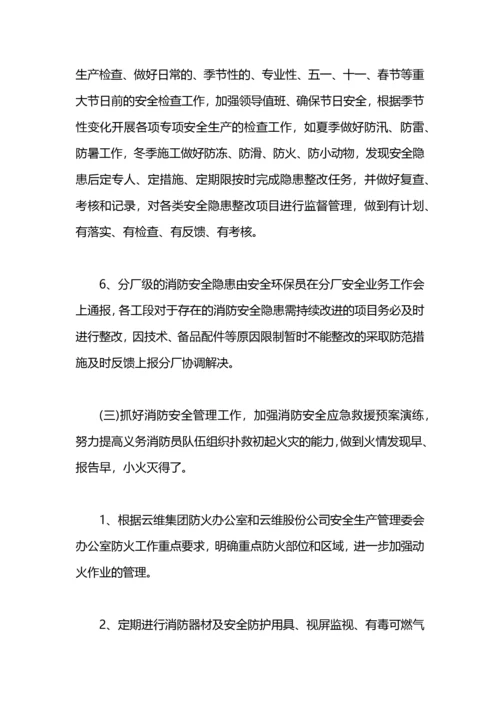 企业年度消防工作计划.docx