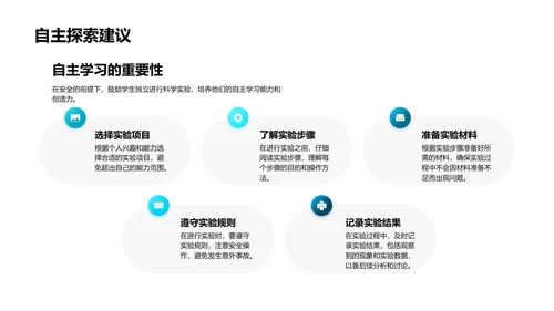 科学实验课讲解PPT模板