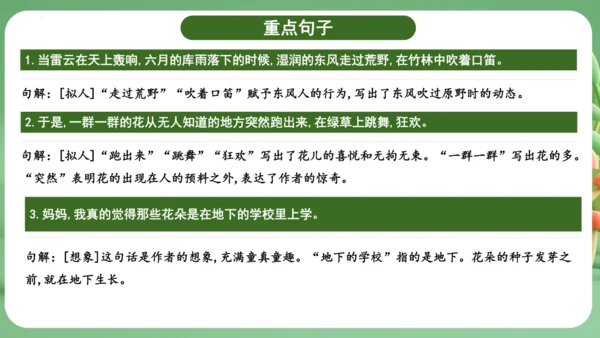 统编版2024三年级语文上册第一单元复习   课件