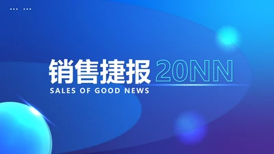 年度企业销售报告PPT模板
