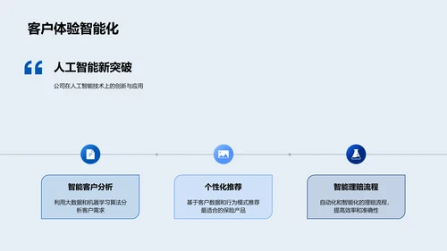 保险科技转型之路PPT模板