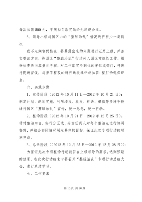 二小整脏治乱常规检查实施方案.docx