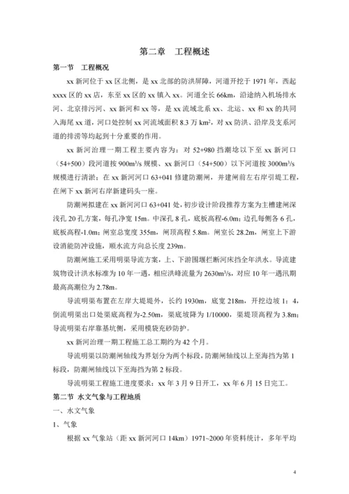 导流明渠施工组织设计.docx