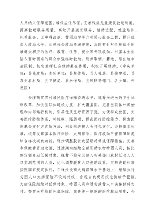 2022020211：实现巩固拓展脱贫攻坚成果同乡村振兴有效衔接工作方案.docx