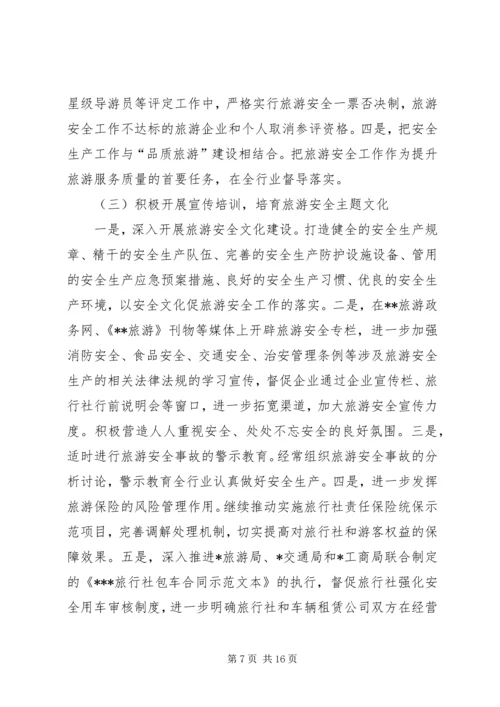 篇一：XX年旅游安全生产工作计划.docx