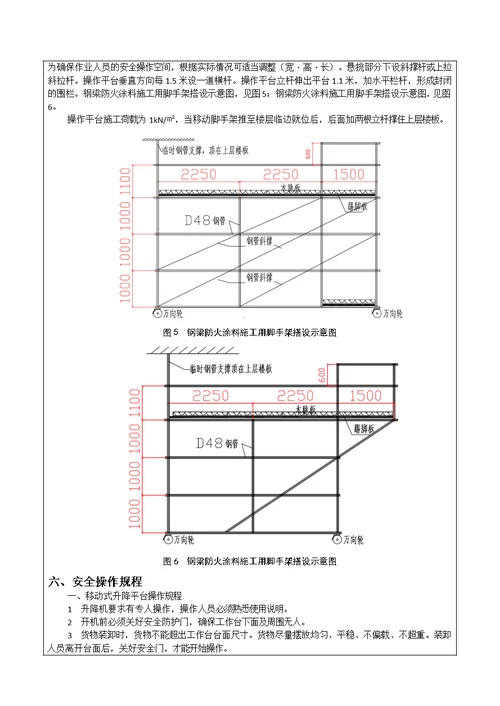 防火涂料施工技术交底