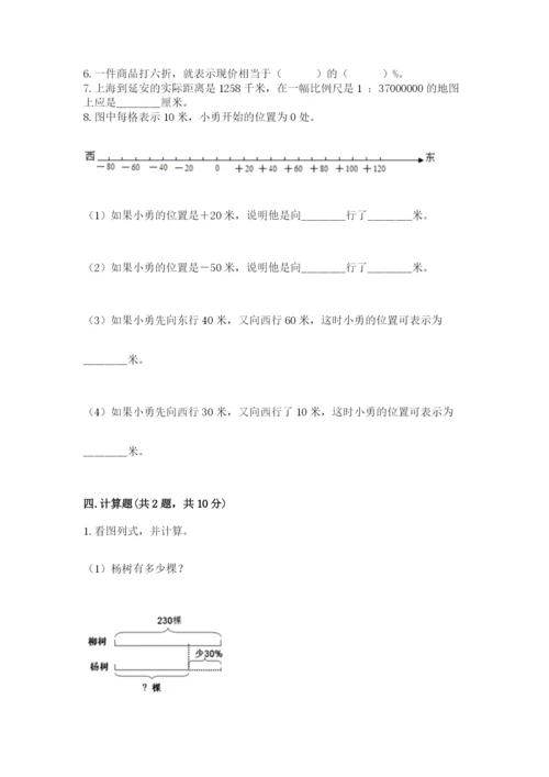 北京版六年级下册数学期末测试卷含完整答案【有一套】.docx