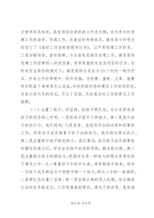 某年乡镇党委书记党建工作述职报告范文.docx