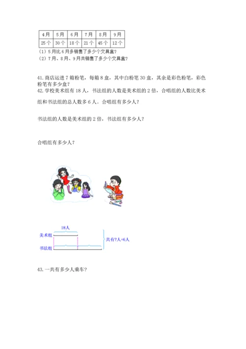 二年级上册数学应用题100道附答案下载.docx