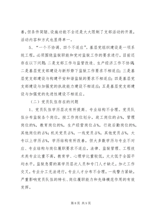 监狱基层党组织建设的实践与思考.docx