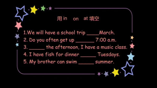 Unit 3 My school calendar Part C Start to read&sto