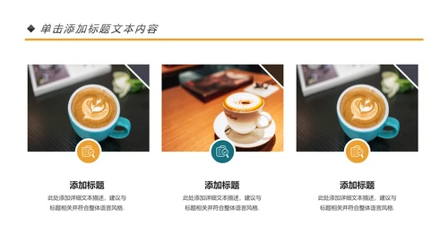 休闲咖啡饮料下午茶咖啡店营销方案PPT模板