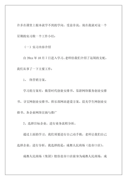 经济类实习报告32