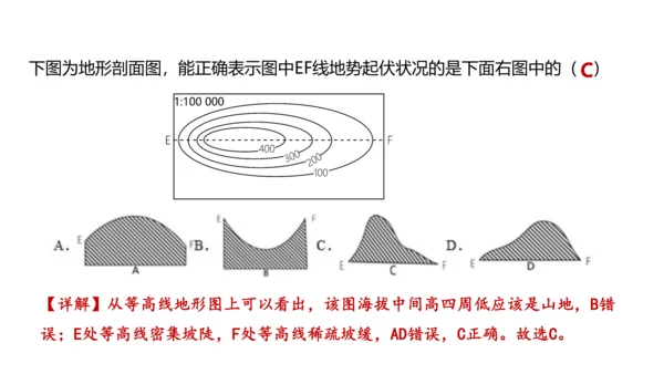 第一章 地球和地图（第3课时地图的阅读、地形图的判读）-2023-2024学年七年级地理上学期期中考