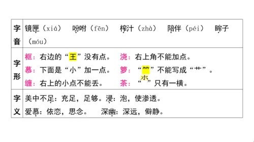 统编版语文五年级上册第一单元核心知识梳理课件