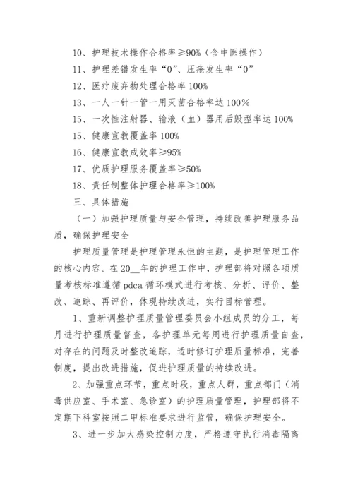 2023年度护理部工作计划(5篇).docx