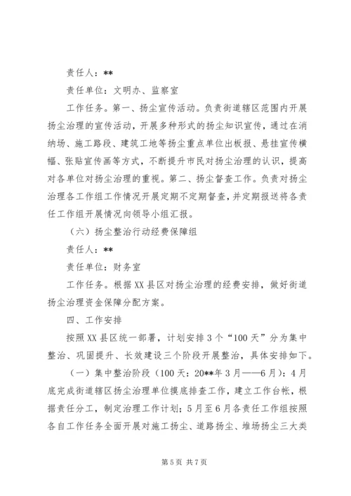 街道扬尘污染治理专项行动工作方案.docx