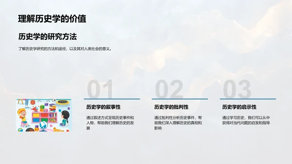 历史学基础讲座PPT模板