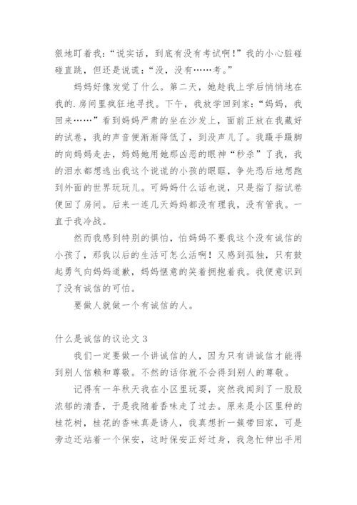 什么是诚信的议论文.docx