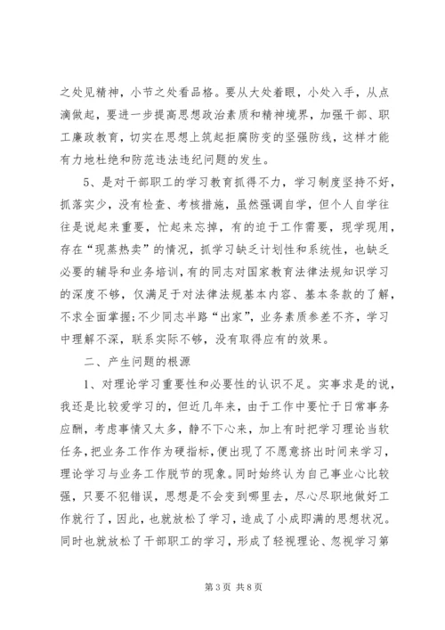 四讲四有自查报告与四风问题回头看工作自查报告 (3).docx