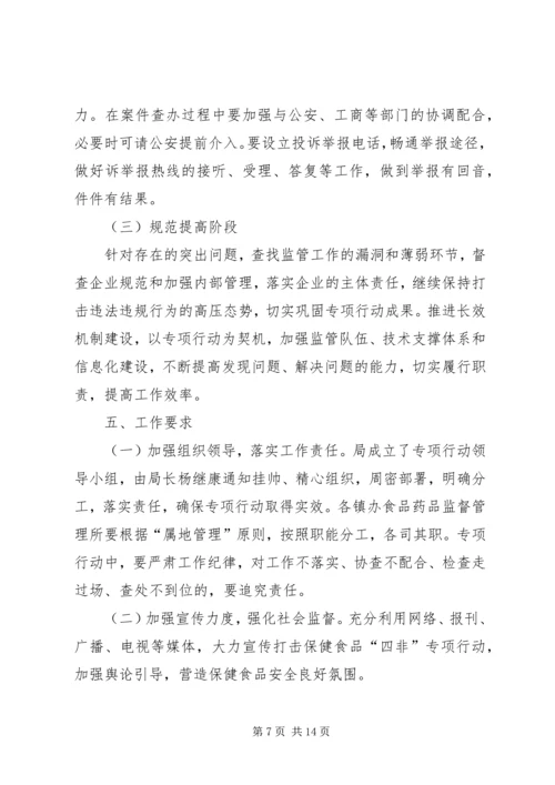 食药监局XX年安全生产实施方案4篇.docx