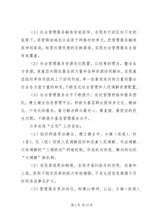 人民调解网格化指导工作方案.docx