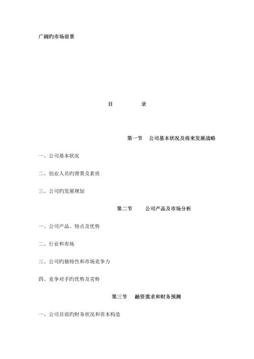 互联网公司商业综合计划书参考.docx