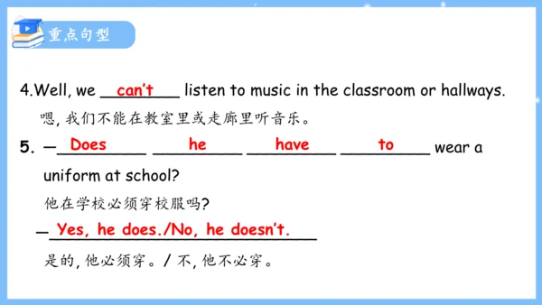 Unit 4 Don't eat in class单元复习课件（词组+句型+知识点+语法+写作指导+