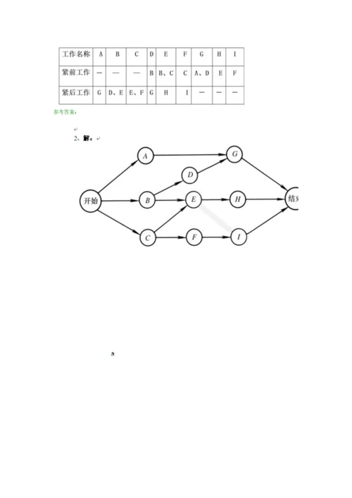 建筑施工与管理B第4次作业.docx